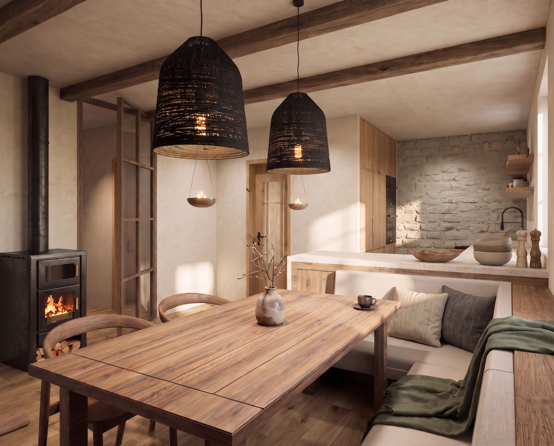 Essplatz im Landhaus